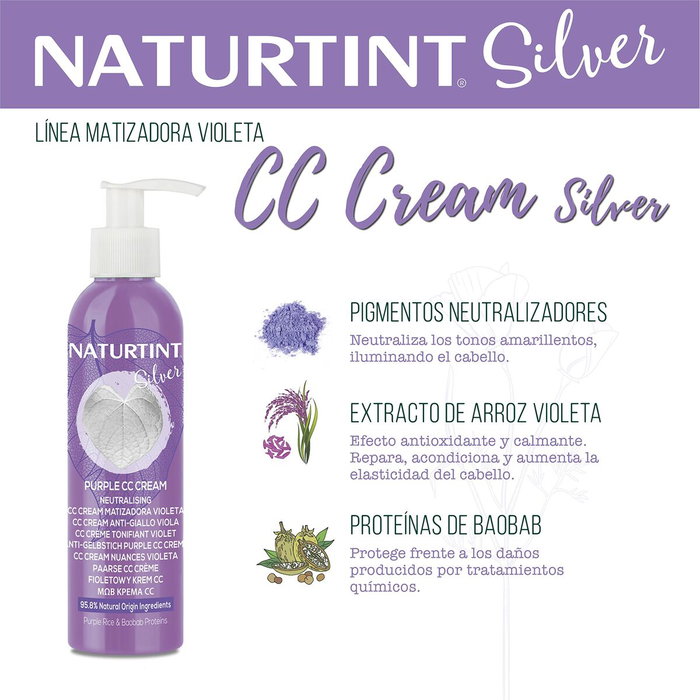 Naturtint CC CREAM SILVER masque tonifiant 200 ml Naturtint CC CREAM SILVER masque tonifiant 200 ml