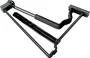 QUIKLOK GHS/001 Support pour Guitares et Trompe, Réglable 5 Positions, Noir, jusqu'à 5 kg