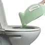 Thermobaby Kiddyloo Réducteur de WC Ajustable en Hauteur - Apprentissage de la Propreté - Fabriqué en France - Vert Céladon