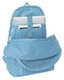 Safta MUNICH BASICOS Sac à dos double pour ordinateur portable 15,6 pouces avec port USB, couleur bleue, dimensions 31x44x18 cm