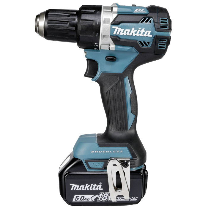 Makita DDF484RTJ Tournevis-perceuse sans fil 18V avec 2x batteries 5Ah
