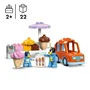 Lego DUPLO 10458 Jeu de Construction Visite chez le Marchand de Glace avec Bluey - 2 Personnages et Voiture - Pour Enfants Dès 2 Ans