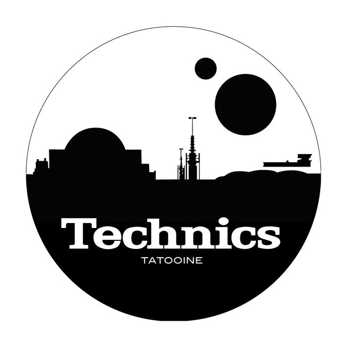 MAGMA Lp Slipmat Technics Tatooine Lot de 2 patins en feutre design Technics Tatooine MAGMA Lp Slipmat Technics Tatooine Lot de 2 patins en feutre design Technics Tatooine