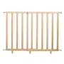 ROBA Barrière de Sécurité Bébé Pour Porte et Escalier, Largeur Réglable 62-105 cm, Bois Naturel - Idéale Sécurité Enfant