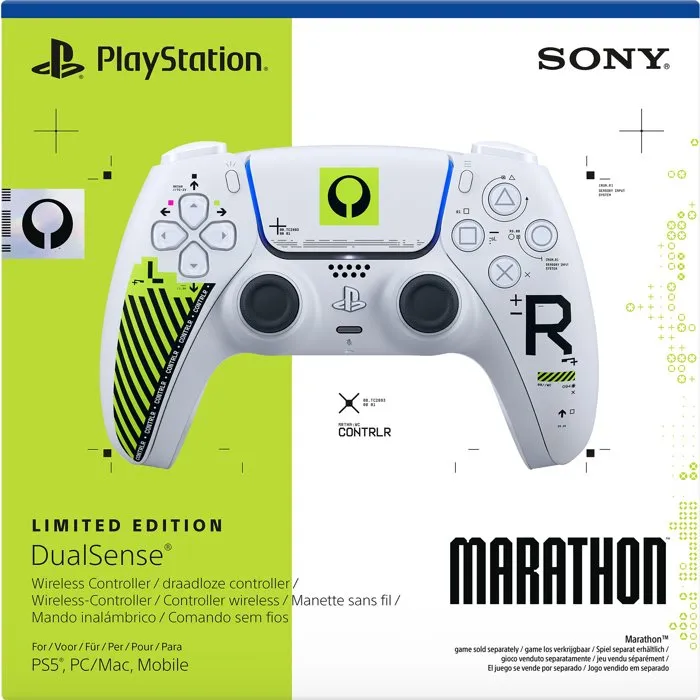 Sony Manette sans fil DualSense - Édition limitée Marathon pour PS5 et PC, Compatible Bluetooth