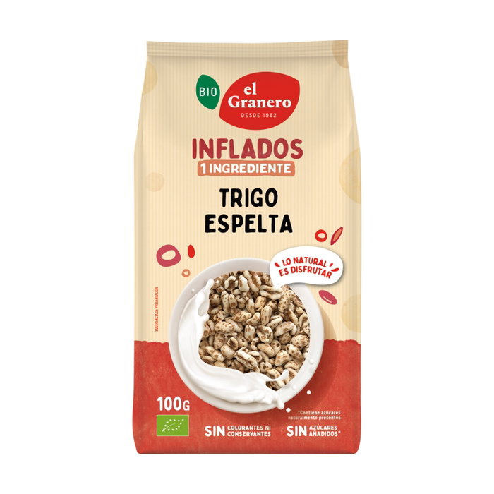 El Granero Integral Flocons de blé épautre soufflés Bio 100 g El Granero Integral Flocons de blé épautre soufflés Bio 100 g