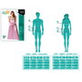 BigBuy Carnival Déguisement Dame Anglaise Rose Taille M-L