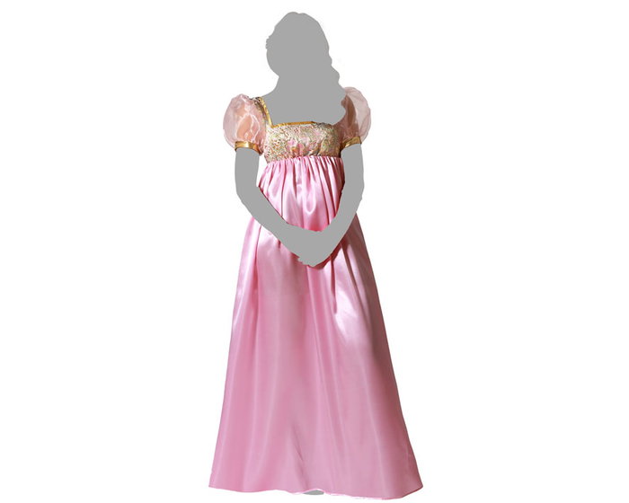 Disfraz Dama Inglesa - Costume Femme Adulte Taille M-L - Robe Rose - Année 2025