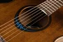LAG Guitare Électroacoustique Folk Travel A/E Blue Wave 1, Table Cèdre Massif, Naturelle et Marron