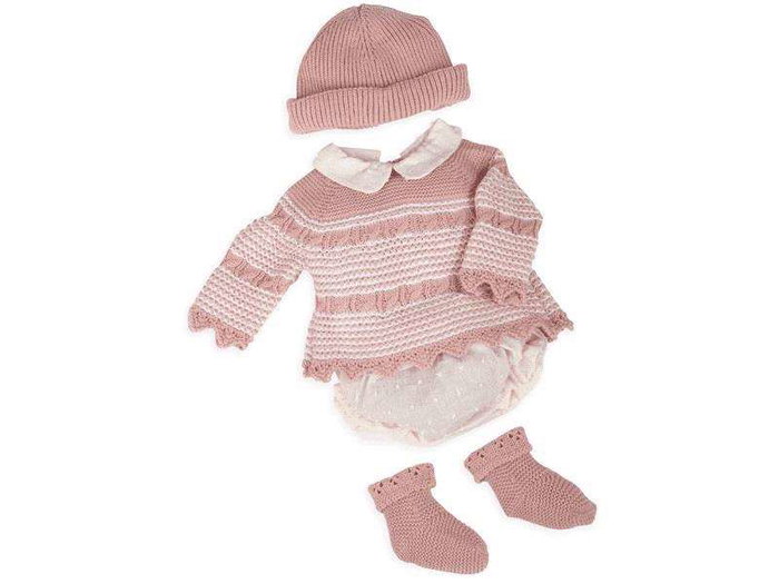 Muñecas Arias Vêtements pour poupée Reborn 45 cm - Modèles assortis (Langue : Espagnol)