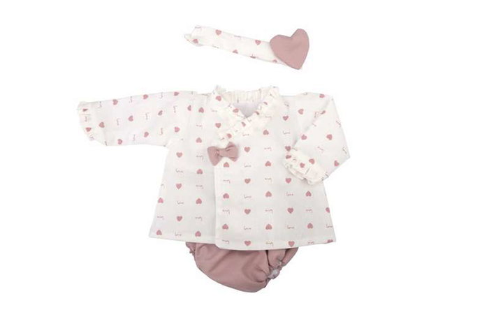 Muñecas Arias Vêtements pour poupée Reborn 45 cm - Modèles assortis (Langue : Espagnol)