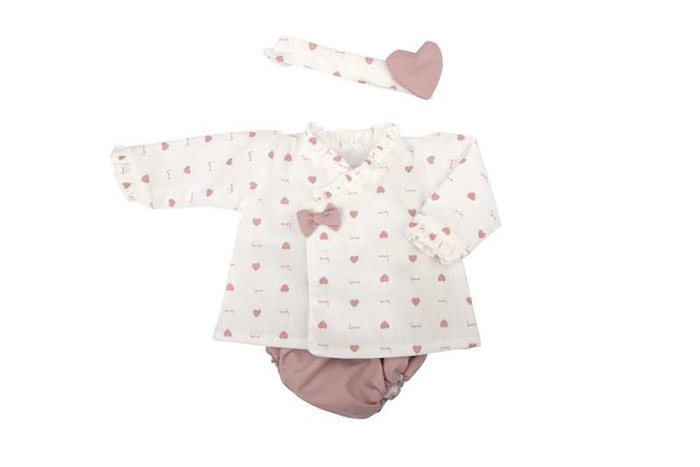Muñecas Arias Vêtements pour poupée Reborn 45 cm - Modèles assortis (Langue : Espagnol)
