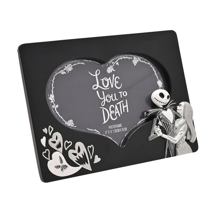 WIDDOP & CO Cadre Photo Disney La Nuit avant Noël Love You to Death - Pour Photo 10x15 cm WIDDOP & CO Cadre Photo Disney La Nuit avant Noël Love You to Death - Pour Photo 10x15 cm