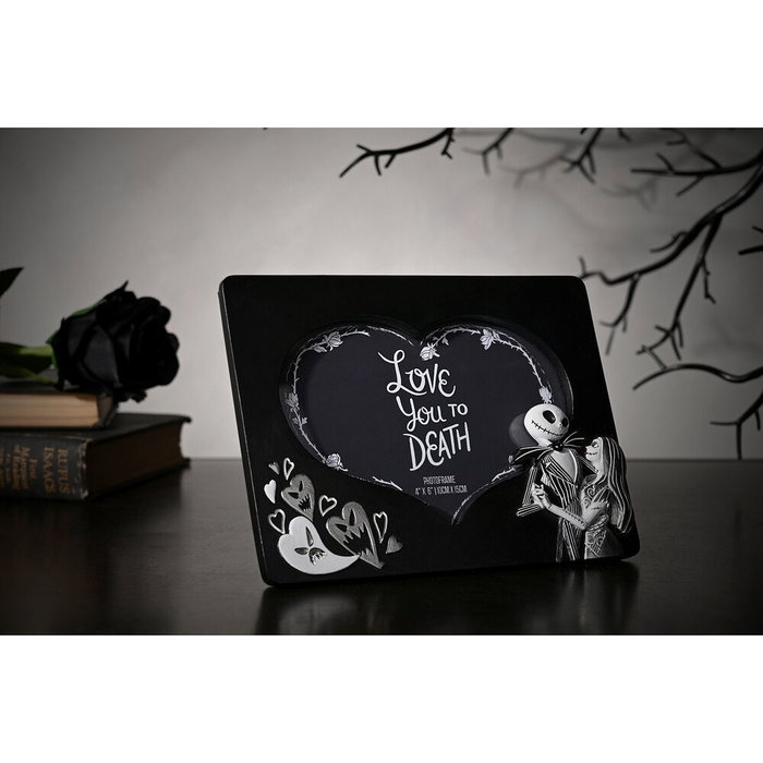 WIDDOP & CO Cadre Photo Disney La Nuit avant Noël Love You to Death - Pour Photo 10x15 cm WIDDOP & CO Cadre Photo Disney La Nuit avant Noël Love You to Death - Pour Photo 10x15 cm