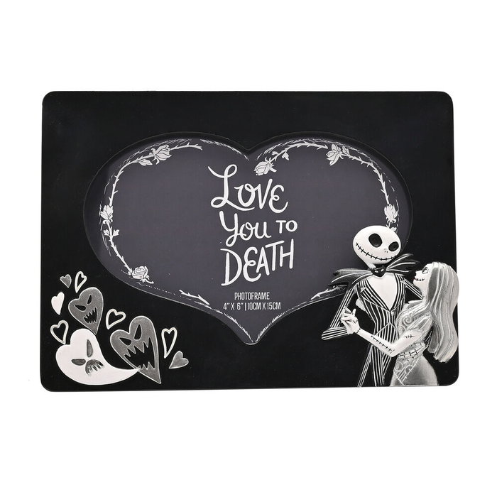 WIDDOP & CO Cadre Photo Disney La Nuit avant Noël Love You to Death - Pour Photo 10x15 cm WIDDOP & CO Cadre Photo Disney La Nuit avant Noël Love You to Death - Pour Photo 10x15 cm