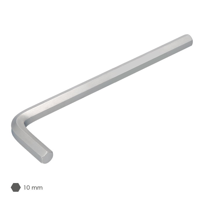 WOLFPACK LINEA PROFESIONAL Clé Allen longue 10,0 mm en acier chrome vanadium