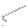 WOLFPACK LINEA PROFESIONAL Clé Allen longue 10,0 mm en acier chrome vanadium