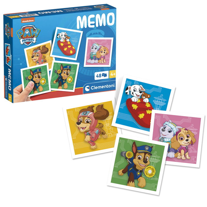 Clementoni - Jeu de mémoire Paw Patrol (48 pièces) - Jeu éducatif pour enfants dès 4 ans - Ref. 18310/18124 Clementoni - Jeu de mémoire Paw Patrol (48 pièces) - Jeu éducatif pour enfants dès 4 ans - Ref. 18310/18124