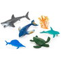 Molto - Figurines Monde Marin en Plastique - Boîte de 6 Pièces - Jouet Éducatif - À Partir de 3 Ans