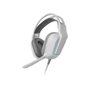 Mars Gaming MHStrikeW Casque Gaming FRGB Blanc, Audio Stéréo Jack 3.5mm, Micro Pliable, Multiplateforme