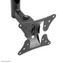 Neomounts FPMA-C050BLACK Support Plafond Inclinable et Pivotant pour Écran Plat jusqu'à 30" (76 cm) - Compatible VESA 75x75-100x100 mm - Capacité 20 kg
