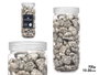 Giftdecor Pot en pierre de granit gris 10-20 mm 700 g 6,5x15,8 cm (Set de 12)