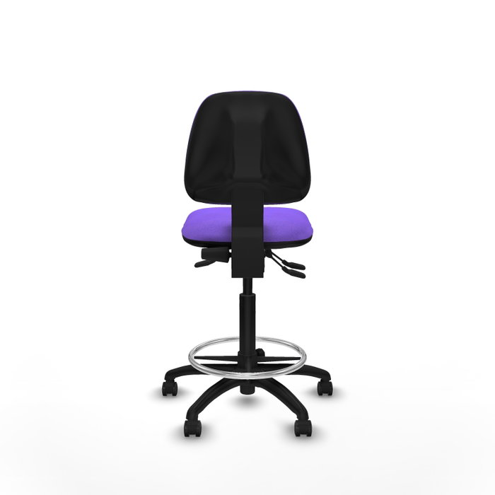 PIQUERAS Y CRESPO Tabouret Isso Asynchrone Tissu Violet PIQUERAS Y CRESPO Tabouret Isso Asynchrone Tissu Violet