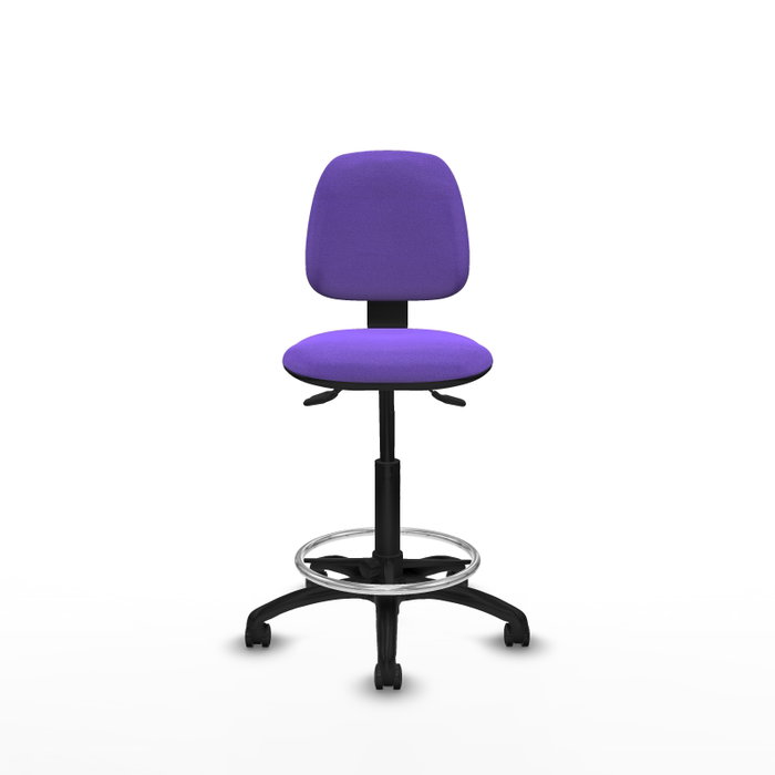 PIQUERAS Y CRESPO Tabouret Isso Asynchrone Tissu Violet PIQUERAS Y CRESPO Tabouret Isso Asynchrone Tissu Violet
