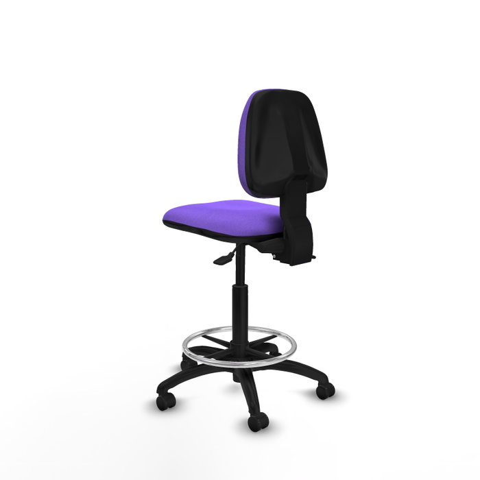 PIQUERAS Y CRESPO Tabouret Isso Asynchrone Tissu Violet PIQUERAS Y CRESPO Tabouret Isso Asynchrone Tissu Violet