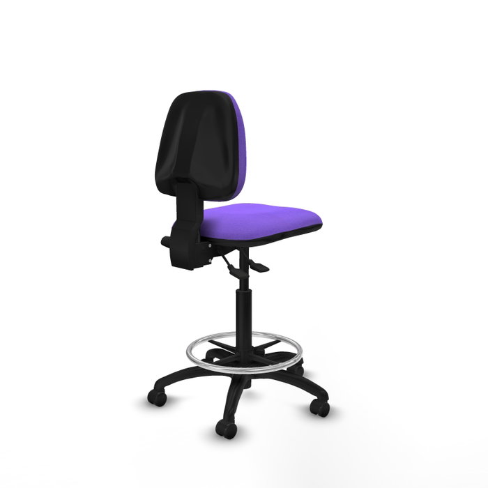 PIQUERAS Y CRESPO Tabouret Isso Asynchrone Tissu Violet PIQUERAS Y CRESPO Tabouret Isso Asynchrone Tissu Violet