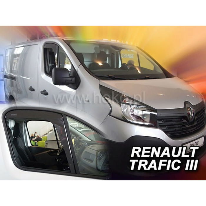 Déflecteur de vent HEKO HO27189 FIAT Talento renault trafic iii 2014 OPEL VIVARO Frontal 2 Pièces