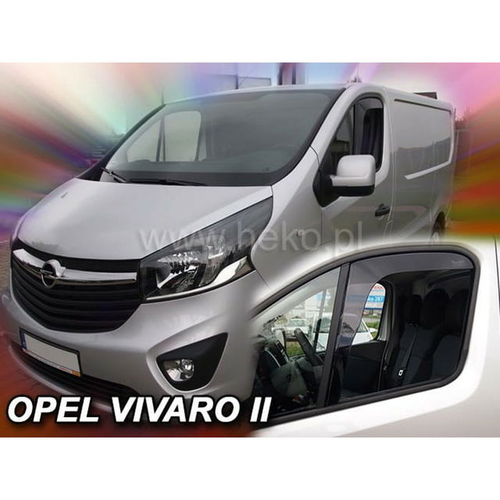 Déflecteur de vent HEKO HO27189 FIAT Talento renault trafic iii 2014 OPEL VIVARO Frontal 2 Pièces