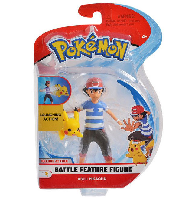 Jazwares Pokémon Figurine Héros avec Mécanisme Articulé - Collection