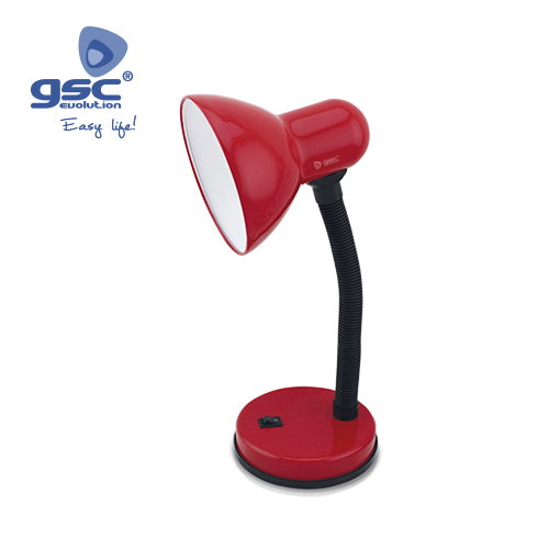 GSC Evolution Lampe de bureau Bell E27 Rouge GSC Evolution Lampe de bureau Bell E27 Rouge