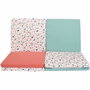 Tineo Maxi tapis d'éveil Malin - 5-en-1 - Géométrique / Animaux rigolos