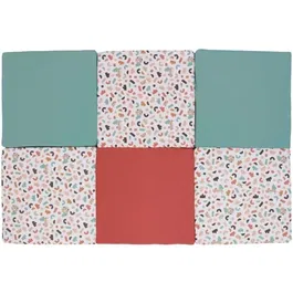 Tineo - Maxi Tapis d'Éveil Malin 5-en-1 Évolutif, Surface de Jeu 180 x 120 cm, Modèles Géométrique et Animaux Rigolos