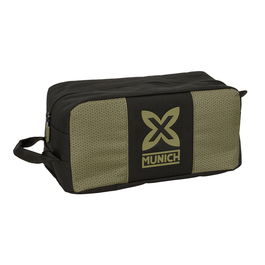 Range-Chaussures de Voyage Munich West Noir Vert 34 x 15 x 18 cm