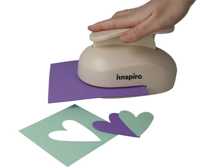 Innspiro Perforatrice de formes cœur 76mm pour mousse EVA