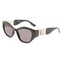 Karl Lagerfeld KL6086S-1 Lunettes de soleil Gris et Noir