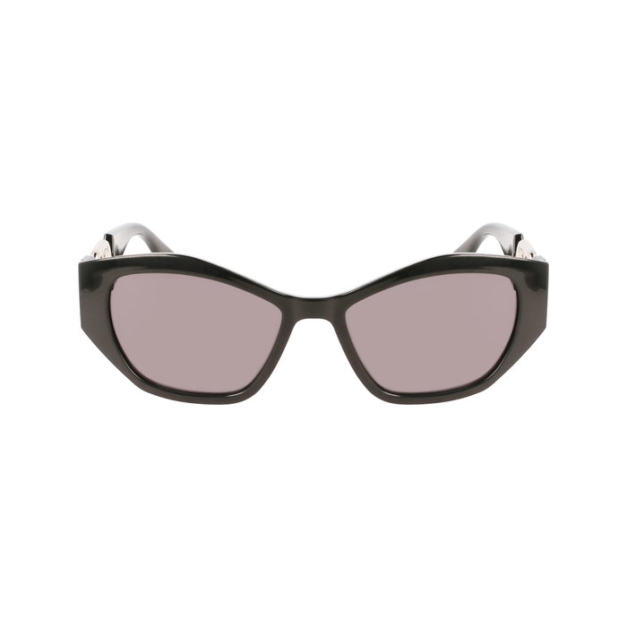 Karl Lagerfeld KL6086S-1 Lunettes de soleil Gris et Noir Karl Lagerfeld KL6086S-1 Lunettes de soleil Gris et Noir
