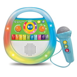 LEAP FROG Karaoke enfant avec microphone, Bluetooth et enregistrement - 30 chansons éducatives et lumières rythmiques - Jouet musical pour enfants dès 2 ans - Réf. 80-621839 V-Tech