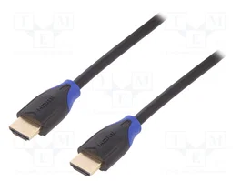 LOGILINK Câble HDMI 2.0 noir 3m avec Ethernet et 4K