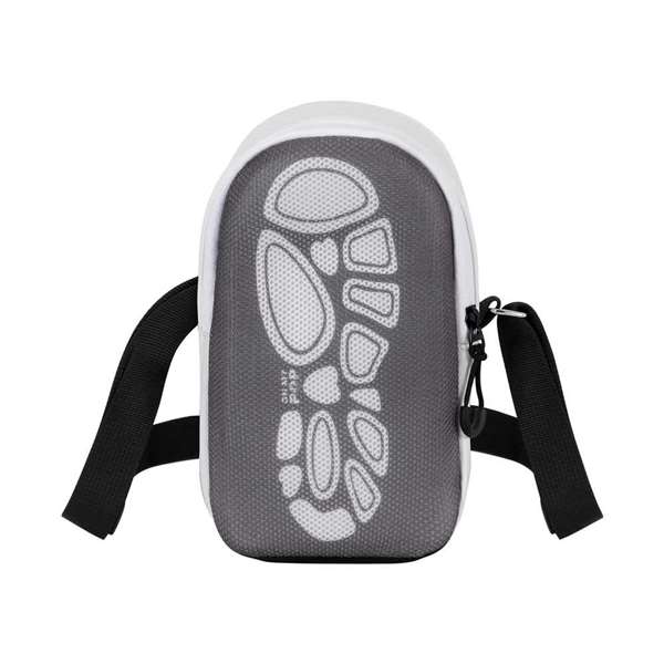 OMP! Bolso bandoulière en simili cuir PU noir - Dimensions 22 x 17 x 7 cm - Un compartiment avec fermeture à glissière