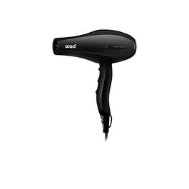 Wad Professional Beauty - Sèche-cheveux Gyro Professionnel 2000W avec 2 Ventouses, Diffuseur, 2 Vitesses et 3 Températures, Fonction Air Froid, Moteur AC 18000 tr/min