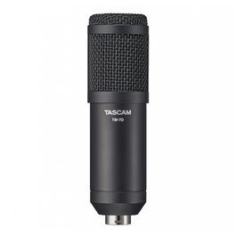 TASCAM TM-70 Microphone dynamique supercardioïde pour podcast et reportage