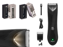 ARGON Tondeuse avec 4 Accessoires Noire 600mAh USB