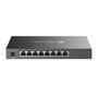 TP-Link TL-SG2008P - Commutateur réseau géré Gigabit PoE+ 8 ports (4 ports PoE+), 62 W budget total, gestion cloud Omada, VLAN, QoS, fanless
