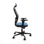 Piqueras y Crespo Chaise de Bureau Jorquera 2D036N1 Bleu ciel