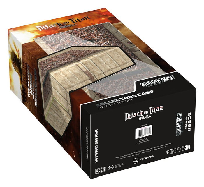 Squaroes Collectors Case 800 Shiganshina District - Attack on Titan Squaroes Collectors Case 800 Shiganshina District - Attack on Titan