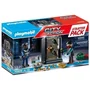 PLAYMOBIL Starter Pack Policier cambrioleur de coffre-fort - Coffret de jeu avec 2 personnages et accessoires, pour enfants dès 4 ans